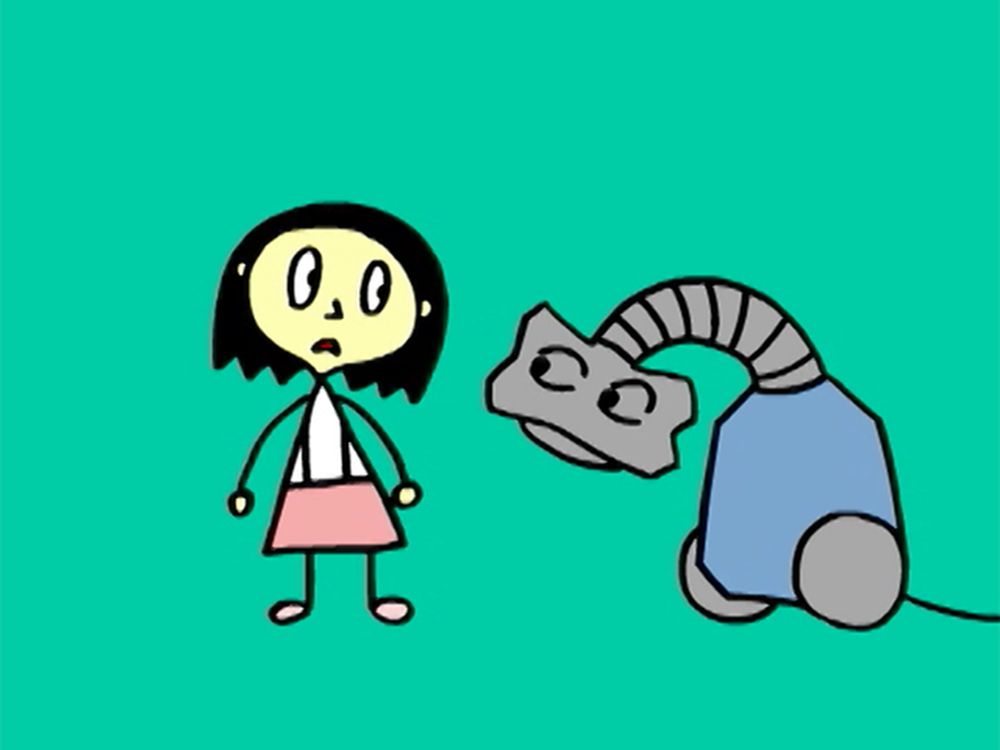 そうじきとおんなのこ