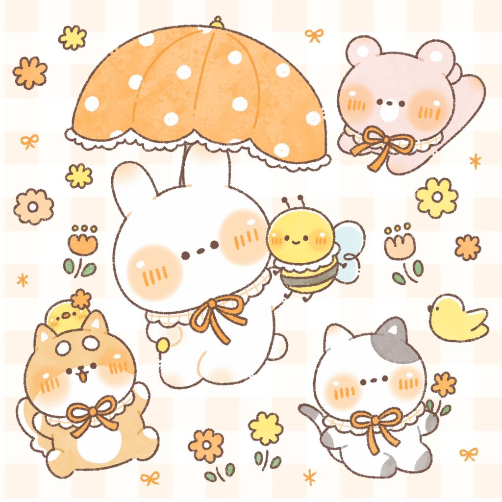 ぽわぽわうさぎ（よもりなり）